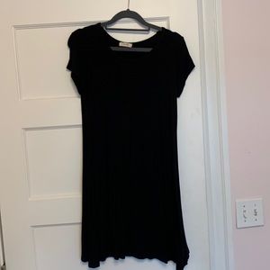 Black tee shirt dress
